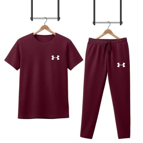 2 Pcs Men,s Micro interlook painted Track Suit