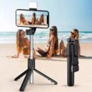 Selfie stick With Led Light Mini Tripod Stand With Best Quality