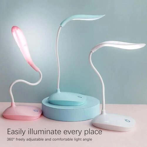 AdjustAble MultiColor LED Table Lamp Small and Portable