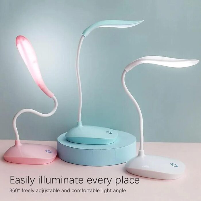AdjustAble MultiColor LED Table Lamp Small and Portable