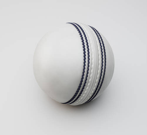 White Leather Ball For Playing T20 and ODI Match.